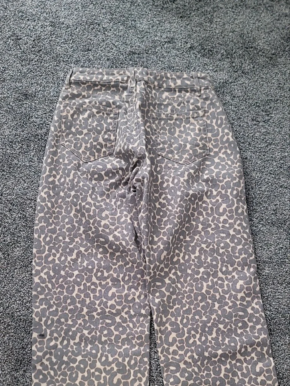 wild fable Men's Leopard-Print Chinos in Beige and Gray